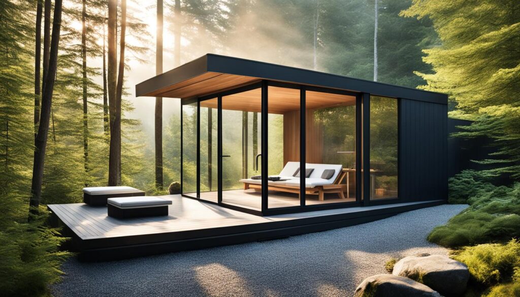 Glasfront Sauna Vorteile