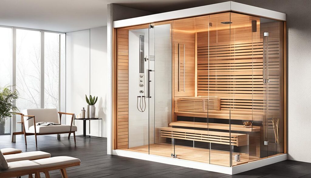 Modernes Saunadesign