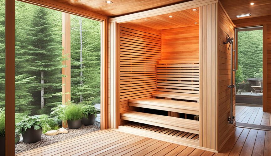hemlock sauna